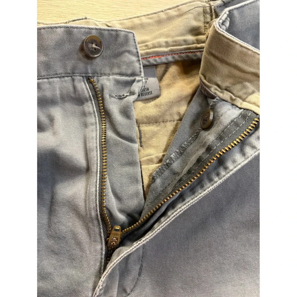 Geoffrey Beene Cargo Shorts Mens 34 Blue/Gray Cotton Outdoor Gorpcore Streetcore